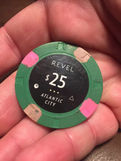 Revel Casino $25 Chip Atlantic City Las Vegas MGM Closed Very Rare Borgata