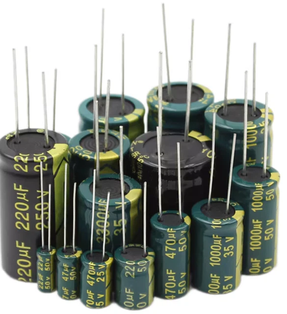 Lot De 20 Condensateurs électrolytiques Radiaux Uxcell 470uF 35V 105°C 2000h 10x17mm