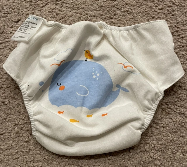 Washable Breathable Cloth Baby infant Diaper Cover Up To 6kg 3