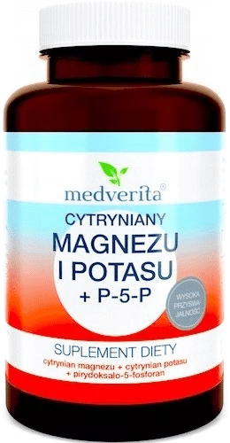 Medverita magnesio y citratos de potasio P-5-P 50 cápsulas