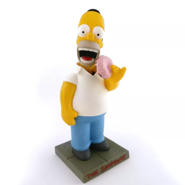 Homer Simpson Eating Donut Bobble Head 1999 Clean and Good Condition.