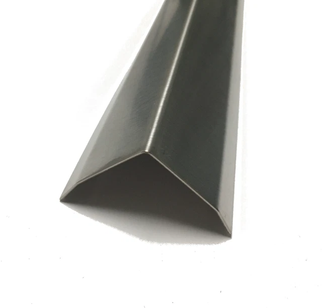 1.5 x 1.5 x 48 Stainless Steel Corner Guards w/ Hug Edges 20ga (4 Pack)