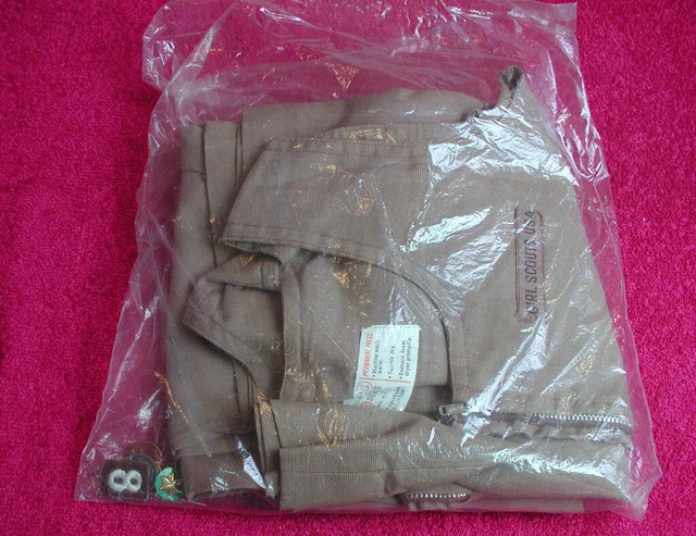 VINTAGE GIRL SCOUT BROWNIE UNIFORM Size 8 VEST Size 7 PANTS 16 99 