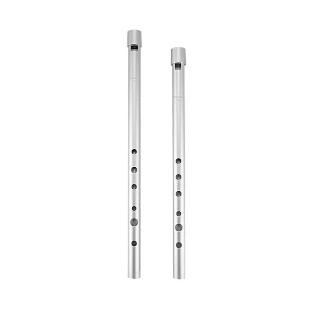 Instrument de musique traditionnel Tin Whistle 6 trous en aluminium pour
