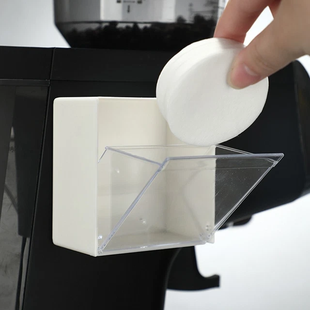MEELYHOME - Supporto per filtro in legno di noce, per filtrare la carta, per caffè fatto a mano, per la casa