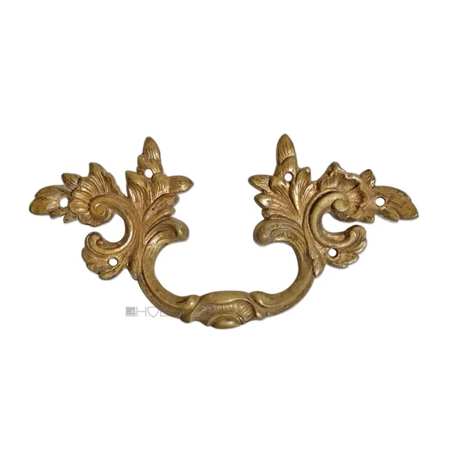 Schubladengriff antik Messing alt Neo Barock Möbel 15cm Schubladengriff antik Messing alt Neo Barock Möbel 15cm