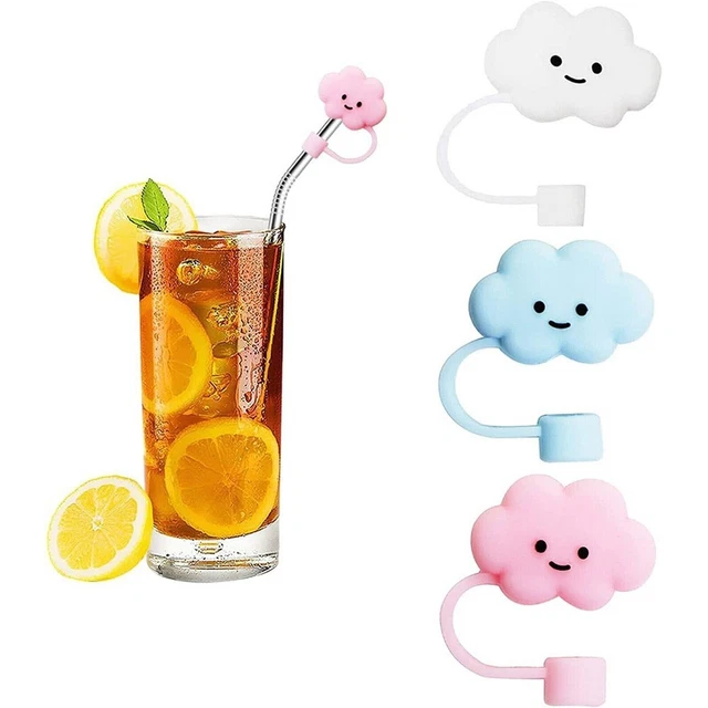 Fundas de paja nube nube parche de pajita impermeabilización hermética delicadeza