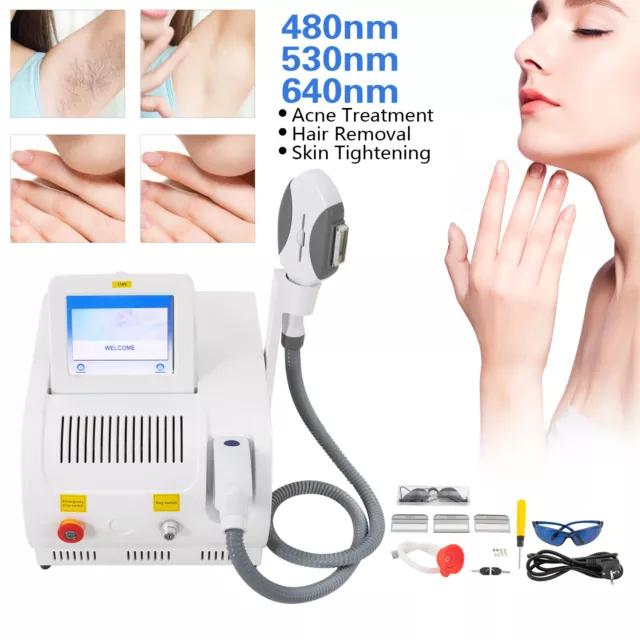 2000W 3in1 OPT IPL laser salone macchina ringiovanimento pelle RF depilazione bellezza