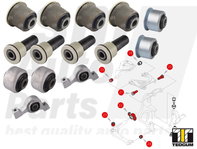 Lot 2 Rotules De Suspension Avant Frankberg Pour Citroën C5 III, C6, Peugeot 407, 508 – Réf 364072