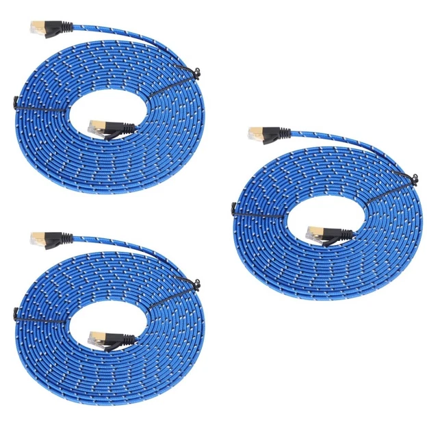 Cavo Ethernet Cat 6 Flat 20 Metri - Cavo LAN Piatto, Connettori RJ45, Per Router, PS5, Smart TV - Foto 9