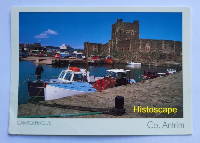 Postcard Used Carrickfergus Castle County Antrim Northern Ireland