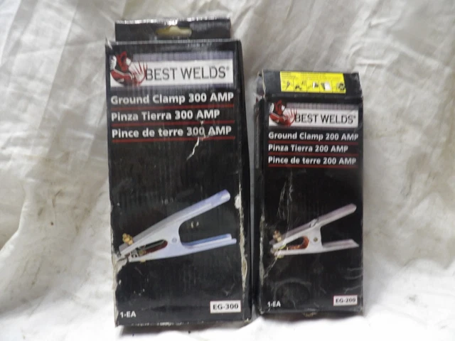 BestWeld 200 and 300 Amp Welding Ground Clamps
