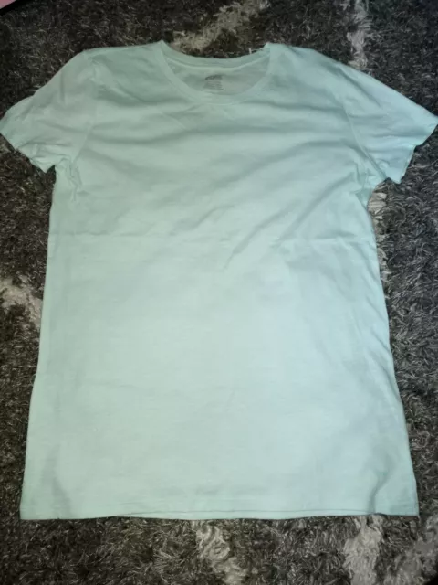 Victorias Secret ROSE parfait T-Shirt Équipage NEUF Taille Petit Bleu Pur