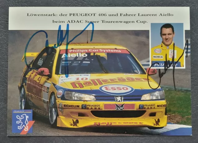 2821 Laurent Aiello Motorsport Autogrammkarte original signiert