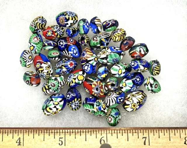 Multi-color Glass Trade Beads
