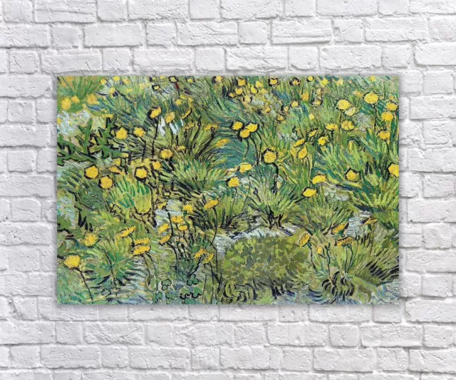 Vincent van Gogh A Field of Yellow Flowers 1889 Hand Painted Canvas Oil Painting 2