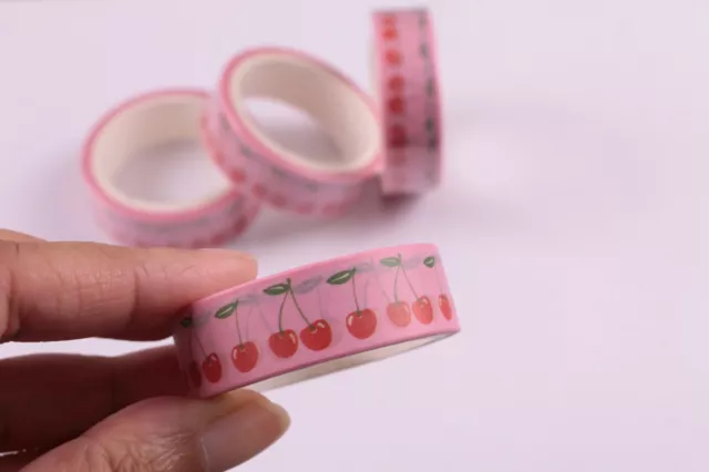 Cherry Washi Tape, cute washi tape, planner accessories