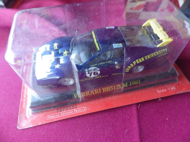 promo  FERRARI  BB 521 LM LE MANS    1/43   NEUF DANS SON EMBALLAGE D ORIGINE