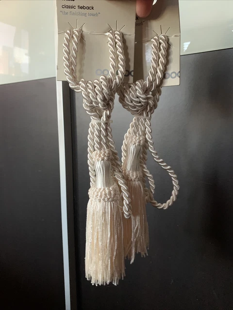 Pair of curtain tie back tassels by Wilko’s