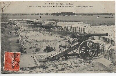 CHALONS SUR MARNE - Marne - CPA 51 - Vie MILITAIRE - le camp - Batterie de Siege