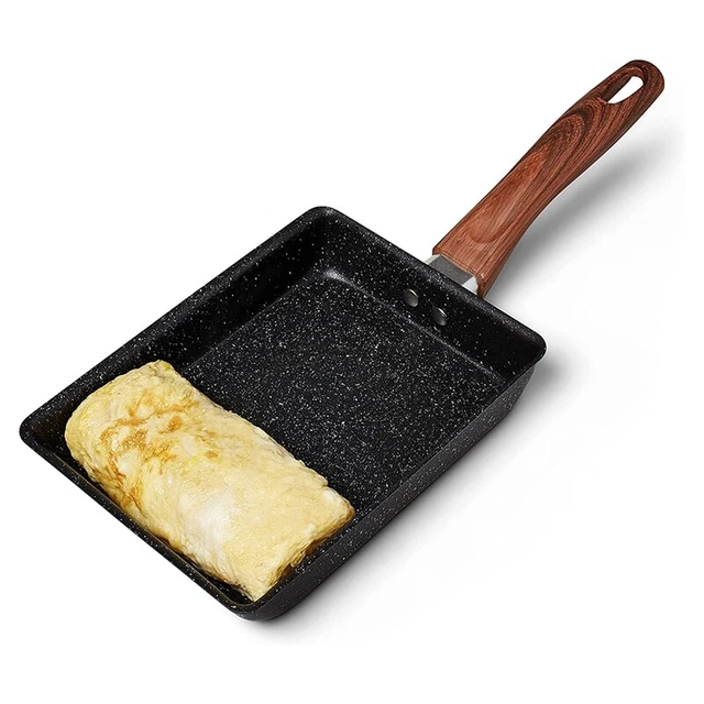 Padella omelette giapponese Tamagoyaki, padella antiaderente padella per uova quadrata Q7Z9