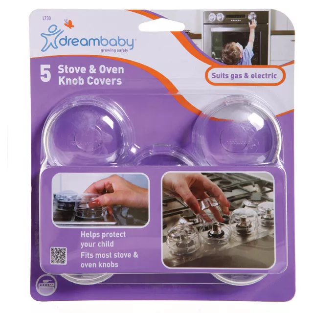 Dream Baby Stove Knob Covers Pack Of  5 Clear L730