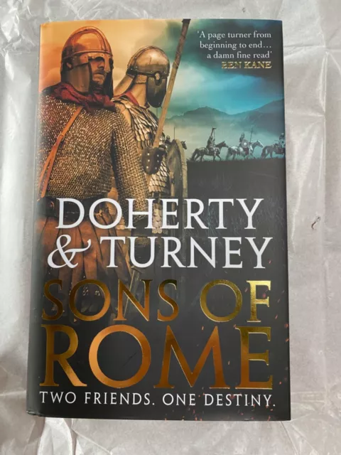 Doherty & Turney: Sons of Rome - Signed, 1st Ed, HB, Lined, Dated, Stamped & No