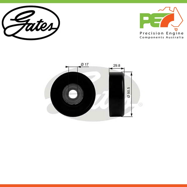 GATES ENGINE IDLER Pulley To Suit GMC Sierra 1500 4.3 (149 kW) Petrol