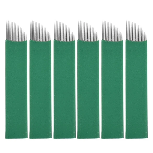 50 Pcs Manual Eyebrow Microblading Supplies Eyebrow 4