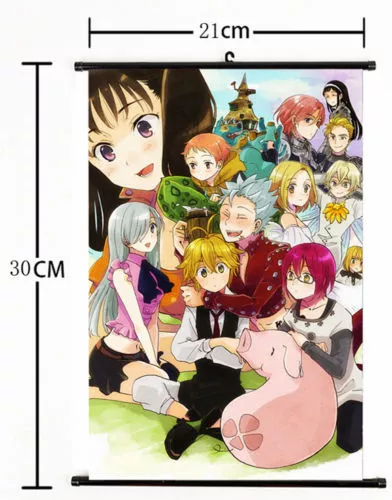 Poster 60x90cm Os Sete Pecados Capitais - Animes 34