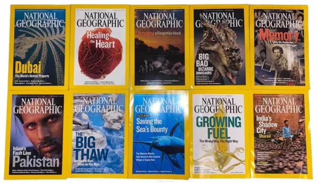 National Geographic 2007 Englisch Sammlung Zeitschrift Hefte Maps