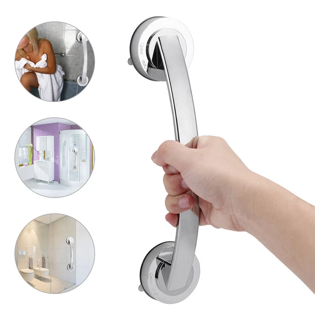 Safety Bath Handle Suction Cup Handrail Grab Bathroom Grip Tub Shower Bar Rail