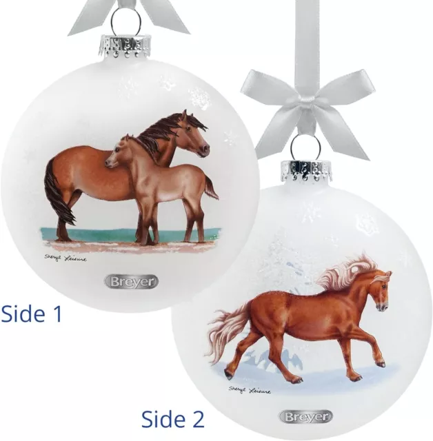 Breyer Horses 2023 Holiday Collection Artist's Signature Ornament Ponies #700827 2