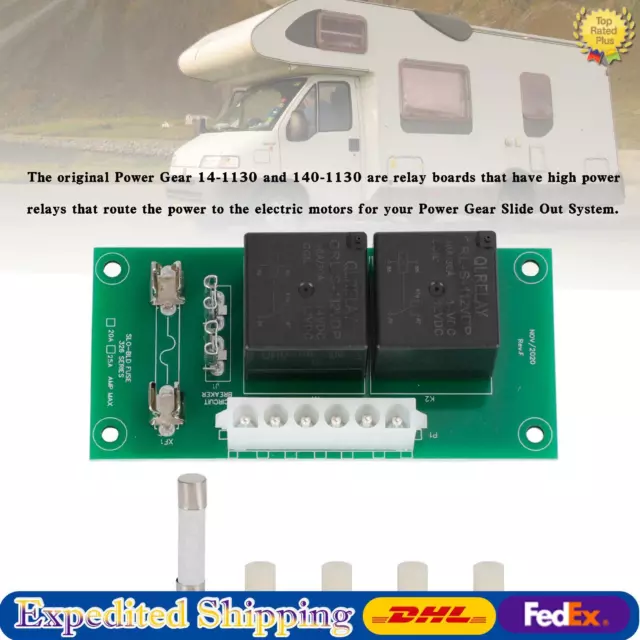 Caravan RV Power Gear 14-1130/140-1130 Slide Out Relay Control Board 246063 T2