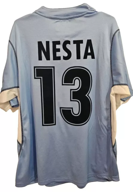 maglia gara lazio Nesta 01/02 match worn jersey