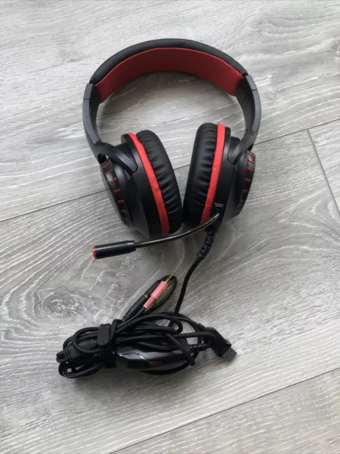 MASACEGON Gaming Headset rot Neu