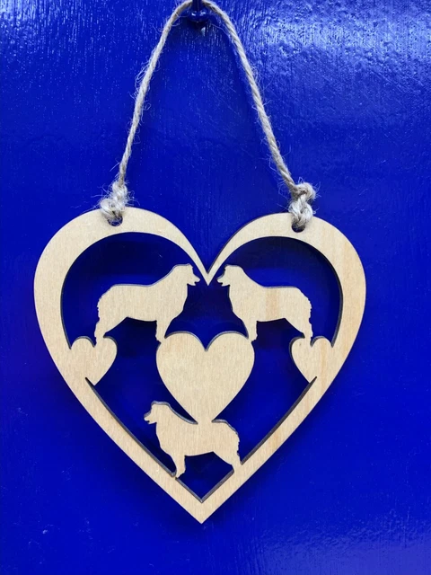 Corazón colgante específico de raza - todas las razas disponibles