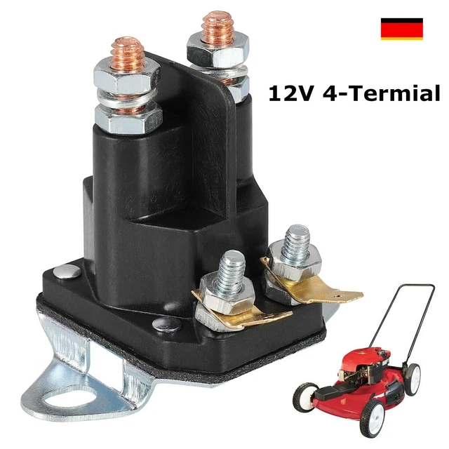 TRAKTOR MAGNETSCHALTER STARTERRELAIS Aufsitzmäher Rasentraktor Starter