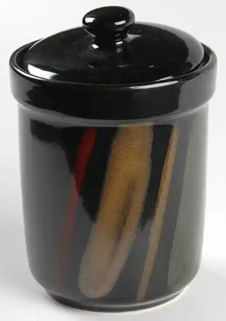 Sango Avanti Black Small Canister & Lid 8250585