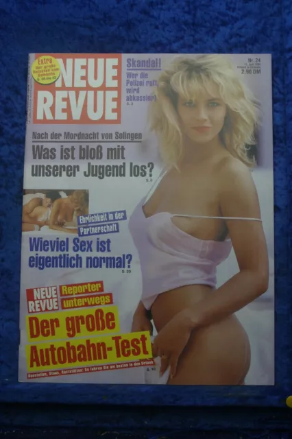 Neue Revue 24/93 vom 11.06.1993 Magazin zum Geburtstag Star Mädchen von Rom