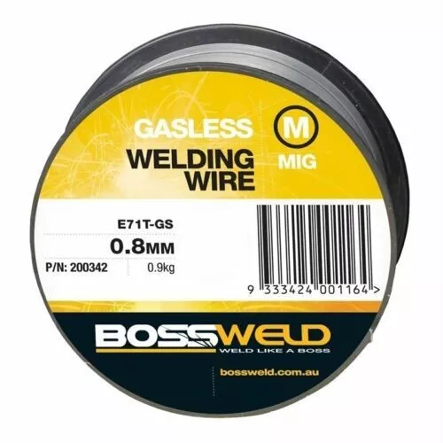 Bossweld 0.8mm x 0.9kg Gasless GS MIG Wire 200342
