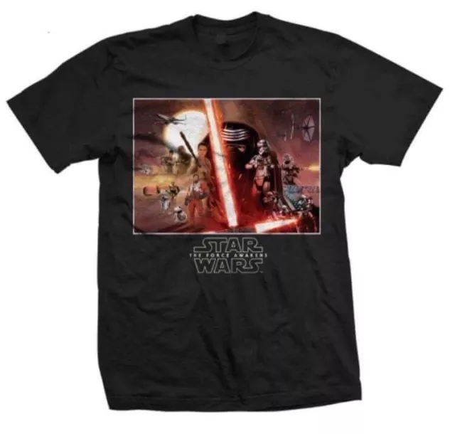 Star Wars T Shirt Official Licensed Disney product BLACK Collection  NEW