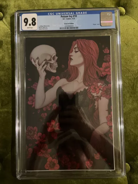 “Poison Ivy” #10 (2023 DC Comics) CGC 9.8 Jenny Frison Foil Variant