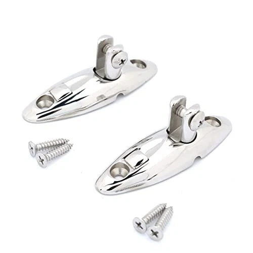 Bimini Swivel Mount Quick Release Hinge Stainless Steel Pair