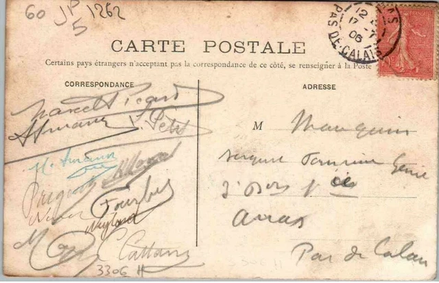 cpa 60 COYE la FORZ la grande rue et hotel Saint-Louis (JP1262) 2