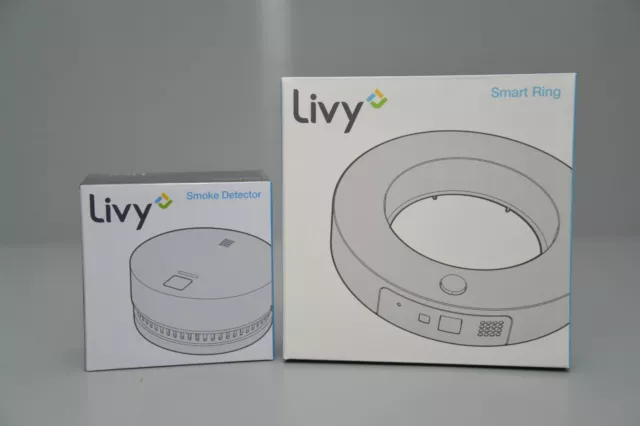 LIVY PROTECT SMART RING: Rauchmelder/Bewegungsmelder Neu inkl Rechnung mit MwSt