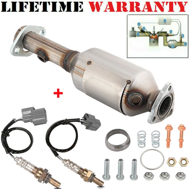 CATALYTIC CONVERTER W/ Oxygen Sensors For Honda CRV CRV 9701 2.0L