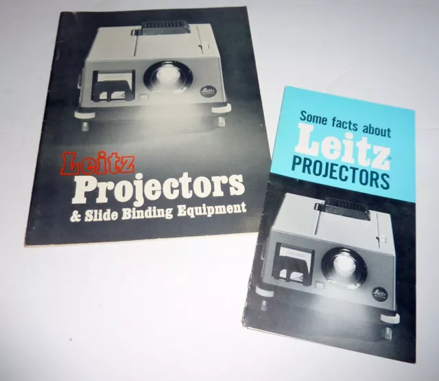 Leitz Slide Projector Brochures + Price Guides Pradovit, Pradix, Prade, Pradolux