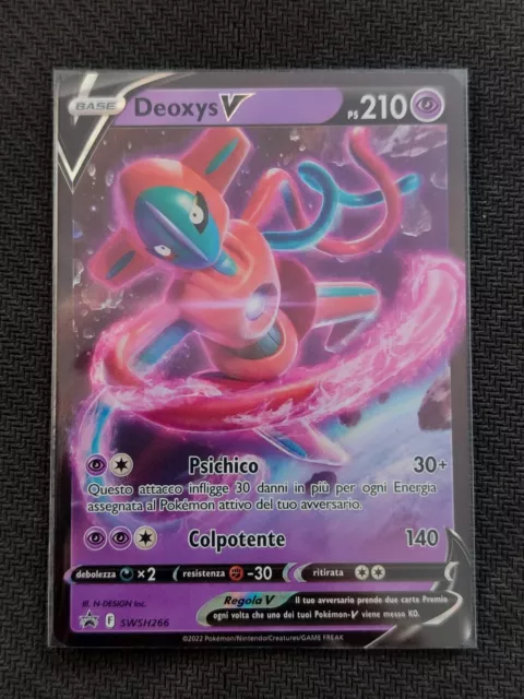 Deoxys V - SWSH266 Holo Promo Black Star – Jarvvos