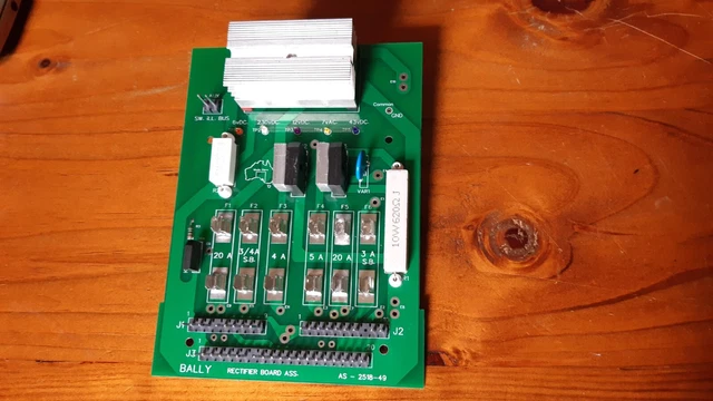 Bally 9 pin Fuse Diode Board ( New )